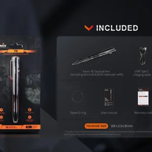 fenix t6 tactical led penlight 80 lumens smooth writing instrument t6 blk.webp